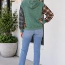  Carley Plaid Colorblock Hoodie