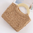  Carly Woven Handle Bag