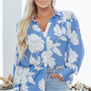  Carmen Detail Puff Sleeve Shirt