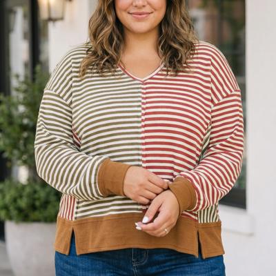 Carmen Long Sleeve Blouse Long Sleeve PLUS Top