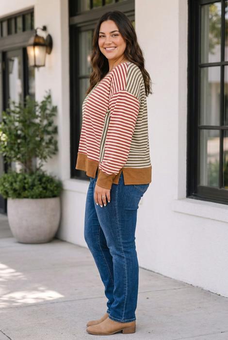 Carmen Long Sleeve Blouse Long Sleeve PLUS Top