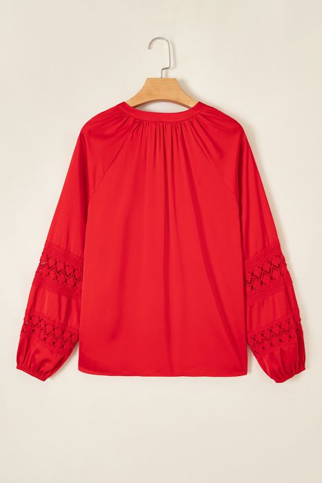 Carol Sleeve Front Shirt Long Sleeve Top