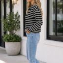  Carol Zip Collar Long Sleeve Top