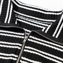  Carol Zip Collar Long Sleeve Top