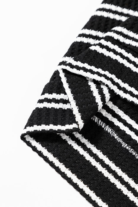 Carol Zip Collar Long Sleeve Top