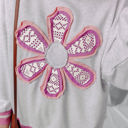  Caroline Flower Crew Neck Sweatshirt