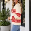  Catalena Sleeve Shift Sweater Long Sleeve Top