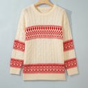  Catalena Sleeve Shift Sweater Long Sleeve Top
