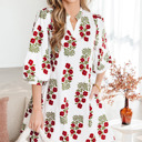 White Small Catalina Sleeve Loose Mini Dress