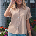  Catherine Cuffed Short Sleeve Shirt