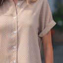  Catherine Cuffed Short Sleeve Shirt
