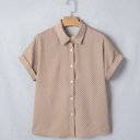  Catherine Cuffed Short Sleeve Shirt
