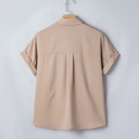  Catherine Cuffed Short Sleeve Shirt