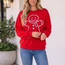 Fiery Red Small Celine Casual Loose Fit Sweatshirt