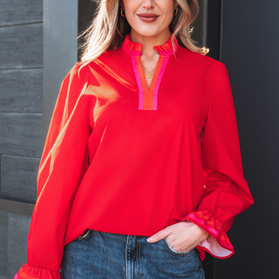Celine Long Sleeve Blouse Long Sleeve Top