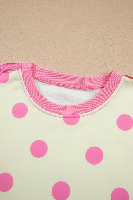 Chania Contrast Patchwork Baggy Sweatshirt