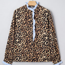  Charlee Frilled Trim Chic Shirt