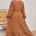  Charleigh Sleeve Tiered Maxi PLUS Dress