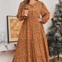  Charleigh Sleeve Tiered Maxi PLUS Dress
