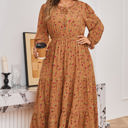  Charleigh Sleeve Tiered Maxi PLUS Dress