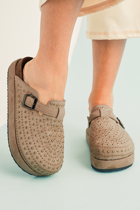 Charli Closed toe Platform Slippers