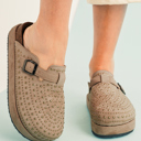  Charli Closed toe Platform Slippers