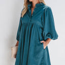  Charlie Corduroy Button Dress