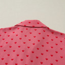  Charlie Sleeve Loose Valentine Shirt