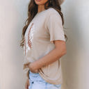  Checkered Baseball Graphic Tee