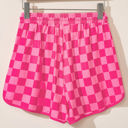  Checkered Drawstring Casual Shorts