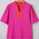  Chelsea Wide Short Sleeve Top