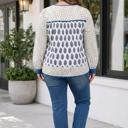  Cherish Sleeve Patchwork PLUS Blouse