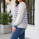  Cherish Sleeve Patchwork PLUS Blouse