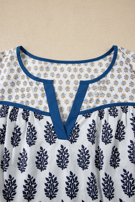 Cherish Sleeve Patchwork PLUS Blouse