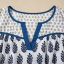  Cherish Sleeve Patchwork PLUS Blouse