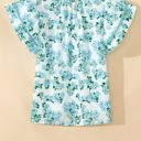  Christy Flutter Sleeve Blouse