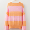  Claire Half Zip Oversize Sweater