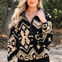  Clara Half Placket Plush Sweatshirt