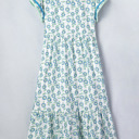  Clementine Flutter Sleeve Long Dress