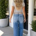  Clementine Gathering Flare Leg Jeans