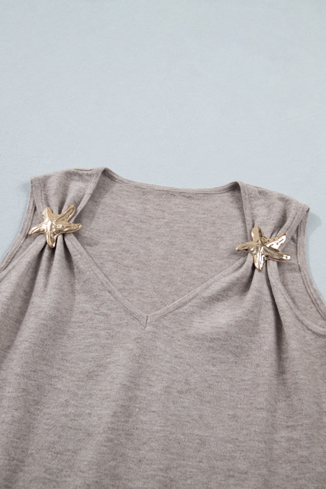 Clementine Metal Star Detail Sweater