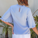  Cleo Bell Sleeve Loose Blouse