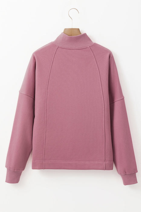 Colette Fushia Zipped Pullover