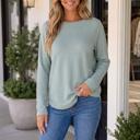 Moonlight Jade XL Conni Knit Loose Top