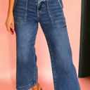  Courtney Cropped High Rise Wide Leg Jeans