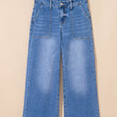  Courtney Cropped High Rise Wide Leg Jeans