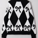  Daetta Rhombus Knit Loose Sweater