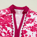  Dahlia Detail Flutter Sleeve Blouse