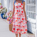  Dahlia Straps High Waist Dress