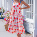  Dahlia Straps High Waist Dress